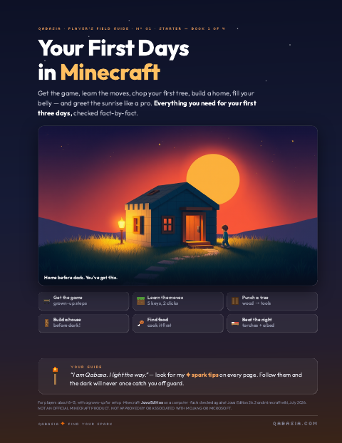 Minecraft Field Guide · Book 1 — Starter